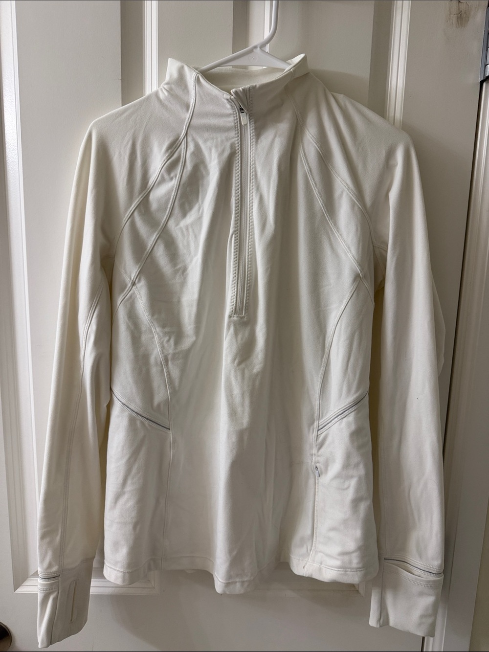 lululemon athletica White Half-Zip Pullover
